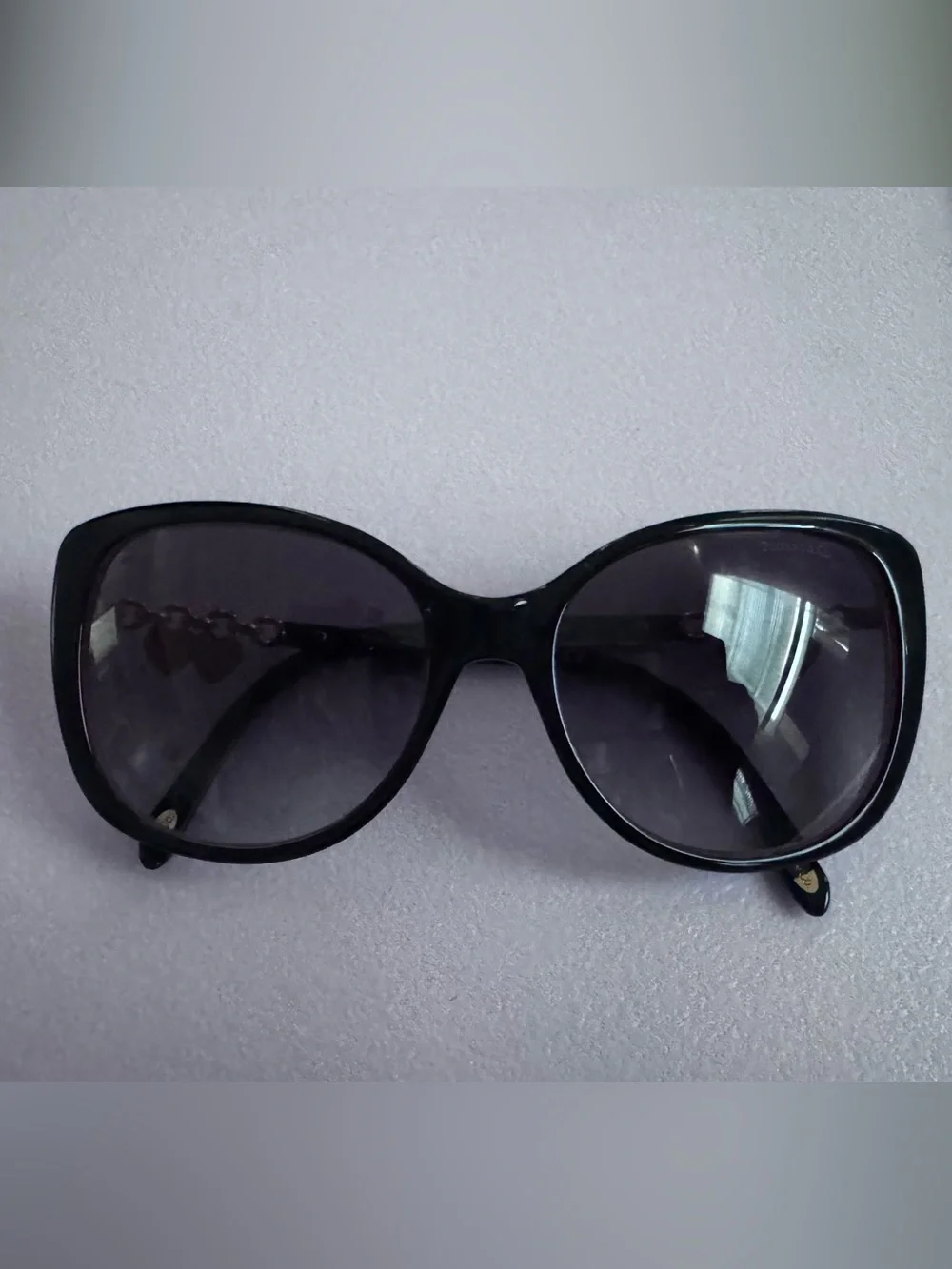Tiffany & Co. Black Gradient Cat-Eye Women's Sunglasses